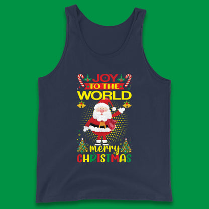 joy to the world christmas tank top