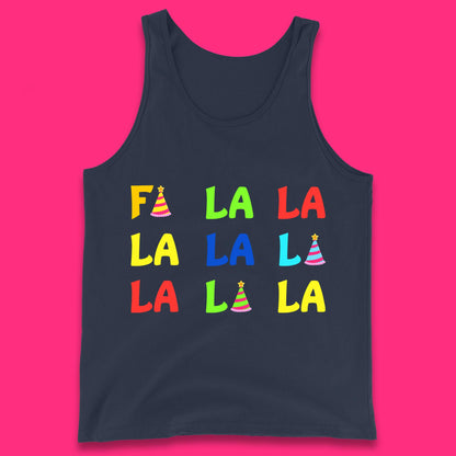 fa la la la christmas song tank top