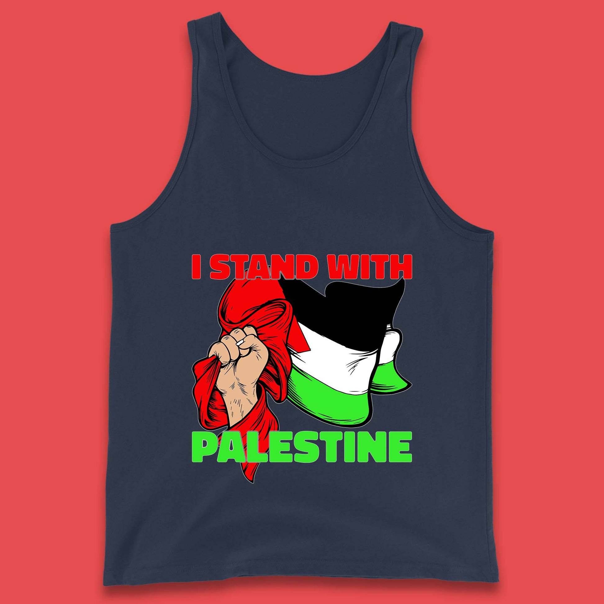 I Stand with Palestine Vest Top