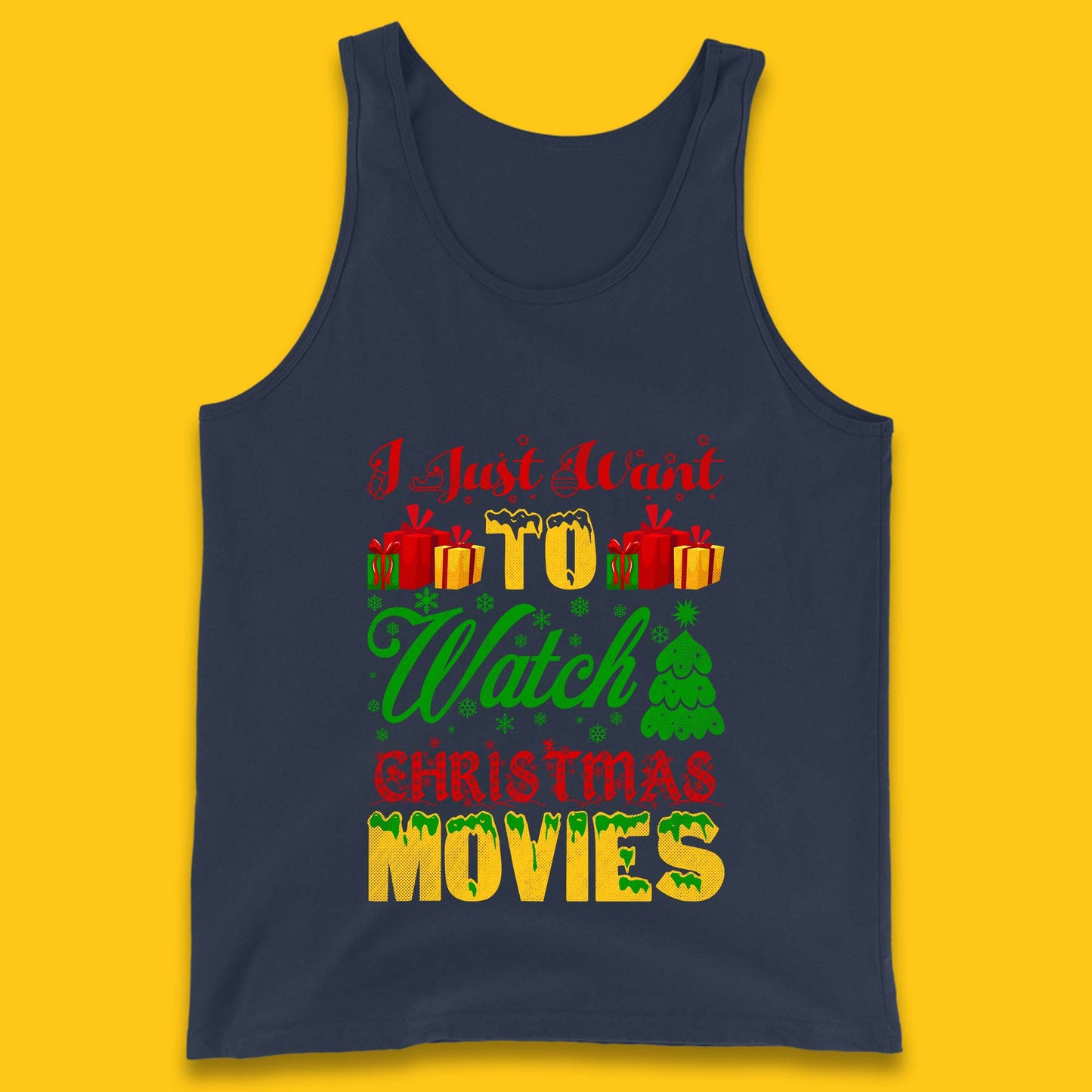 christmas movie tank top