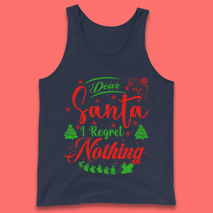 dear santa i regret nothing tank top