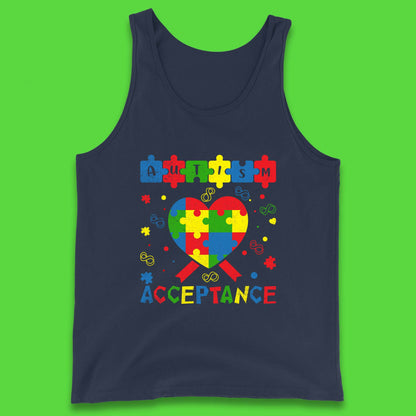 Autism Acceptance Awareness Tank Top