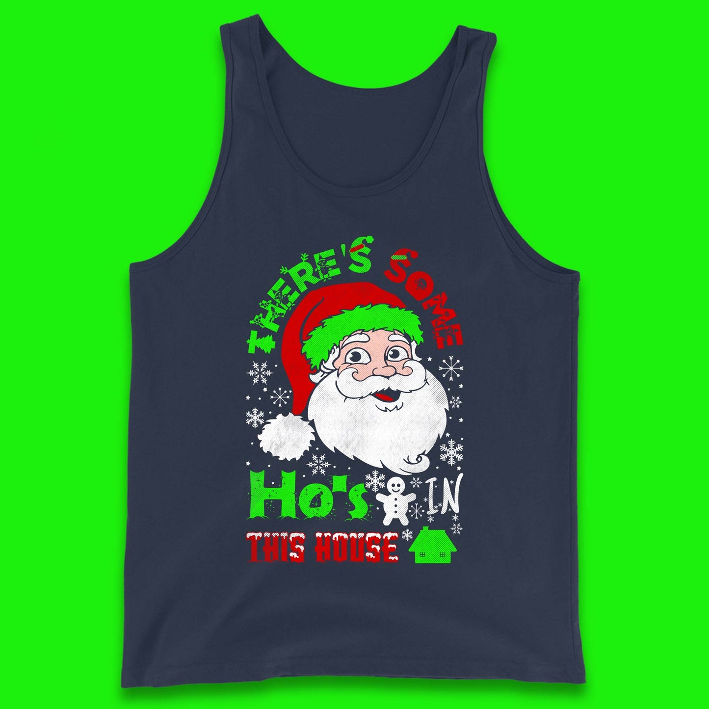 Ho's In The House Christmas Tank Top