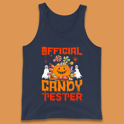 Official Candy Tester Halloween Trick Or Treat Funny Halloween Party Tank Top