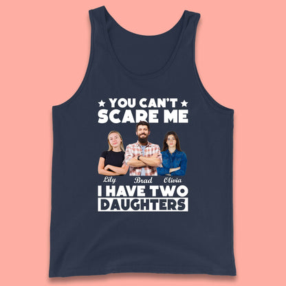 Personalised I Have Two Daughters Tank Top