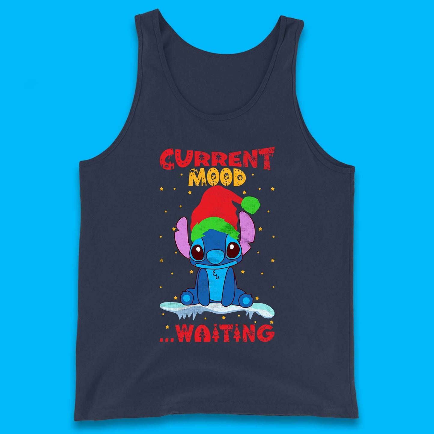 Current Mood Stitch Christmas Tank Top