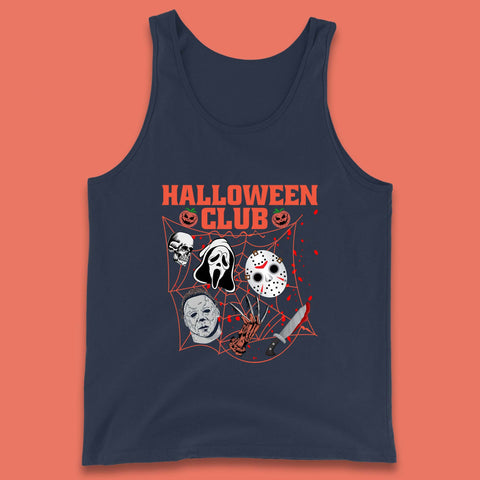 Halloween Club Horror Scary Friends Halloween Horror Movie Characters Tank Top