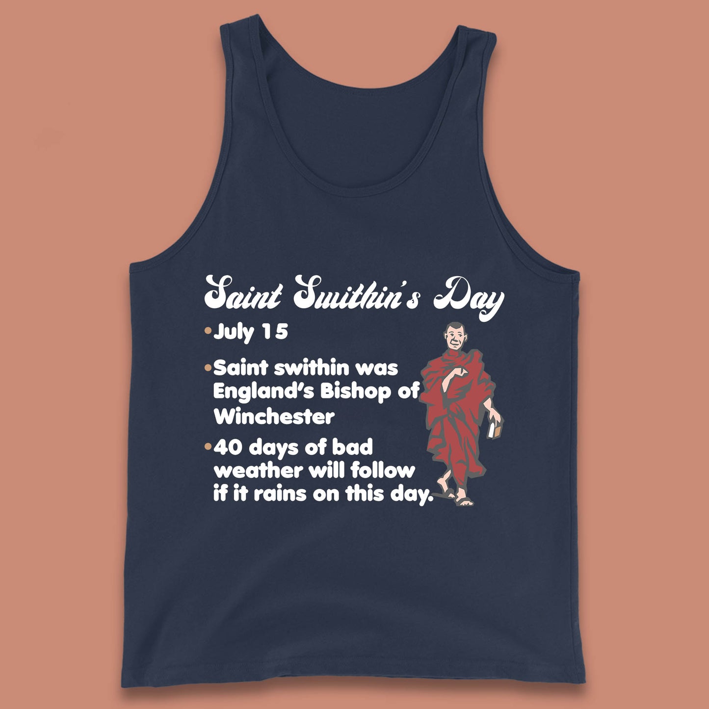 Saint Swithun's Day Swithun Weather Folklore Happy St. Swithin's Day Tank Top