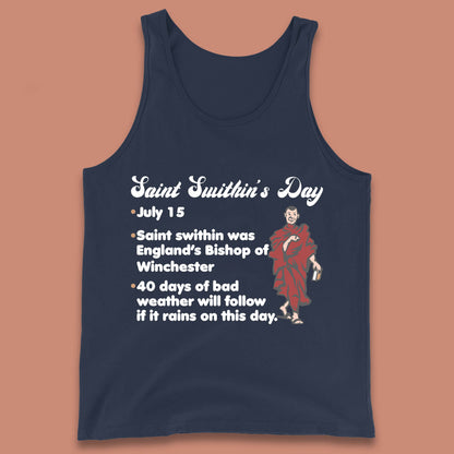 Saint Swithun's Day Swithun Weather Folklore Happy St. Swithin's Day Tank Top
