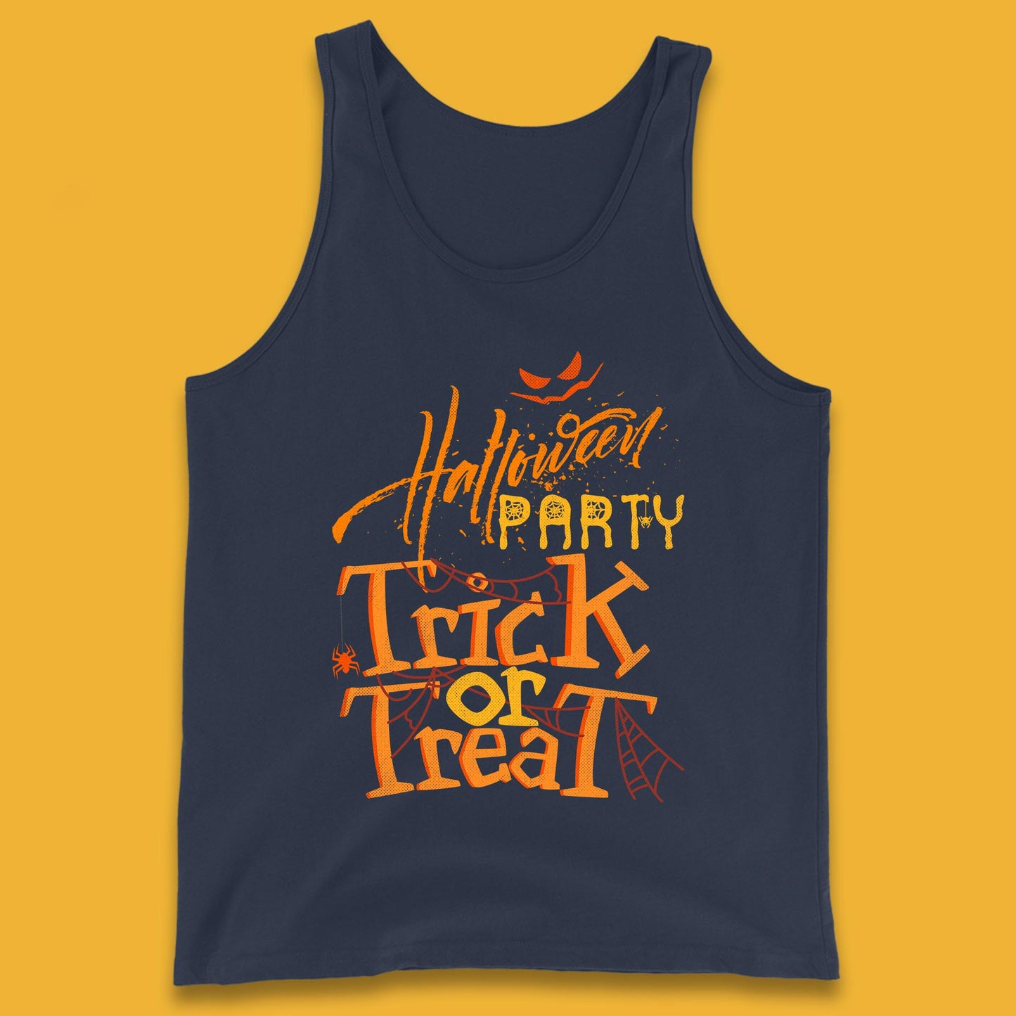 Happy Halloween Trick Or Treat Horror Scary Spooky Vibes Tank Top