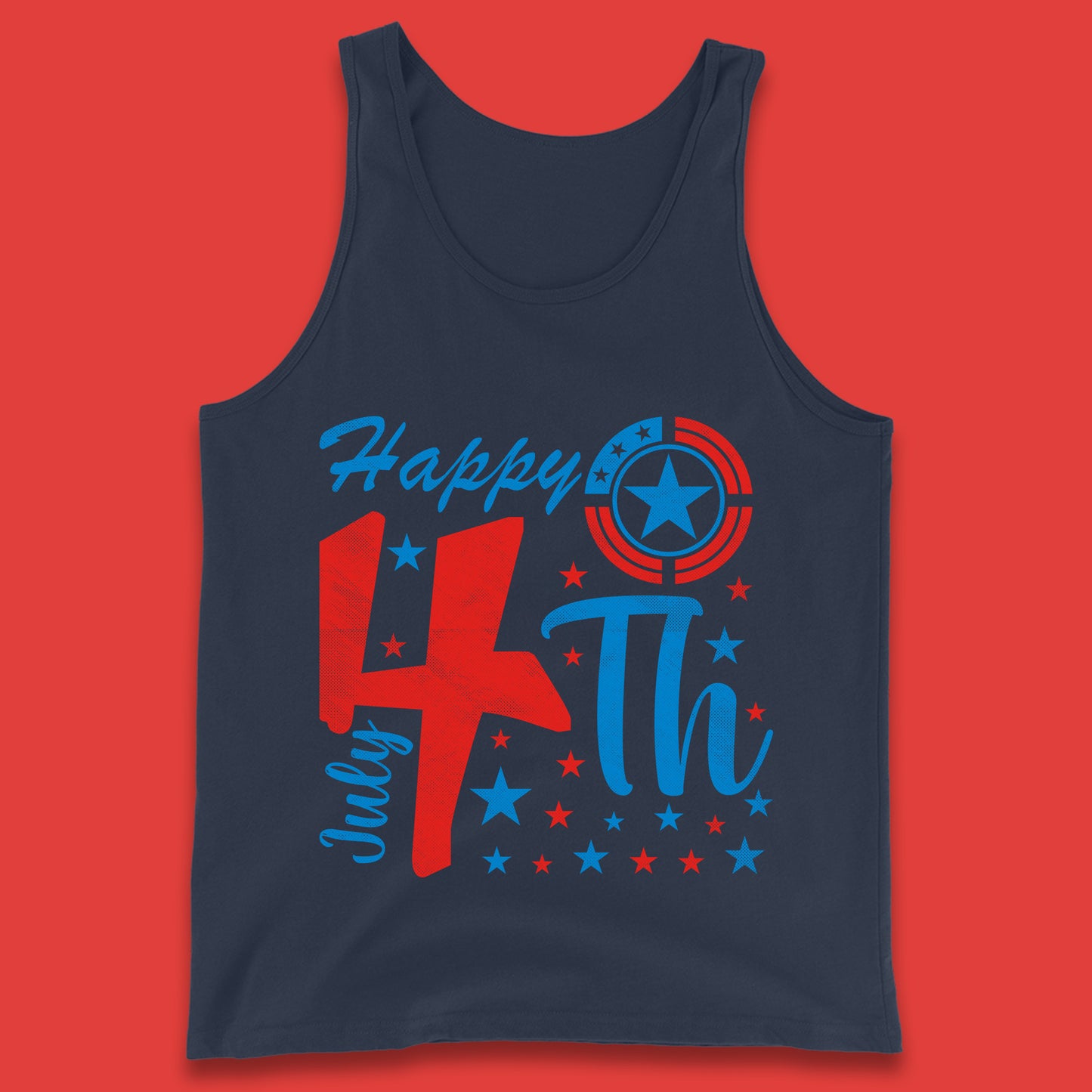 Happy 4th July United States Of America Independence Day Patriotic Celebration Fourth Of July Tank Top