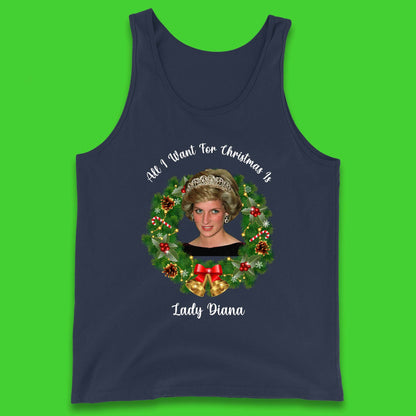 Lady Diana Christmas Tank Top