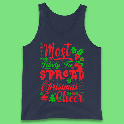 spread christmas cheer tank top