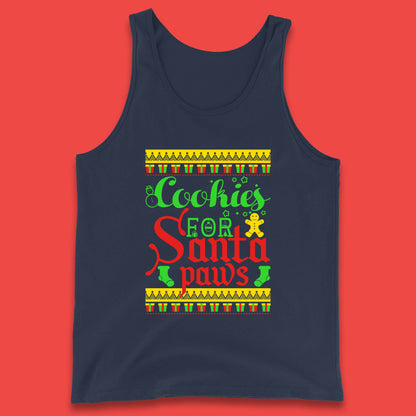 christmas cookies for santa paws tank top