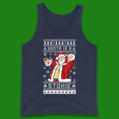 Santa is A Stokie Christmas Tank Top