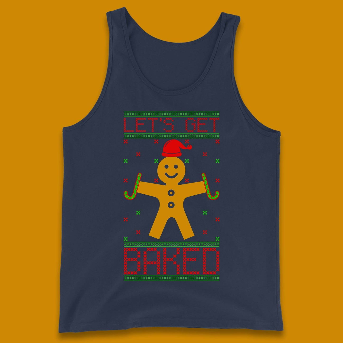 Gingerbread Christmas Tank Top