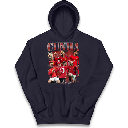 Matheus Cunha Manchester United Kids Hoodie