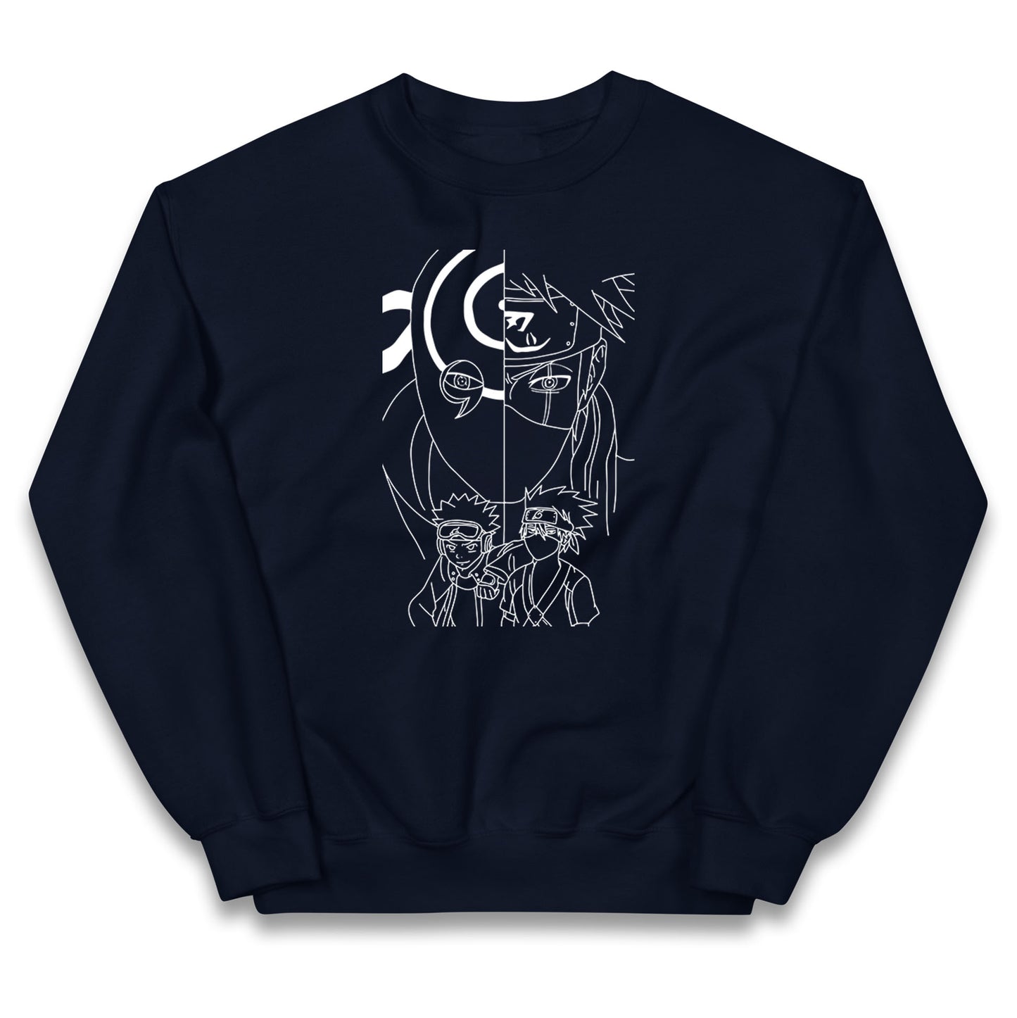Naruto Shippuden Jumper Obito Uchiha, Kakashi Hatake, And Friends Top