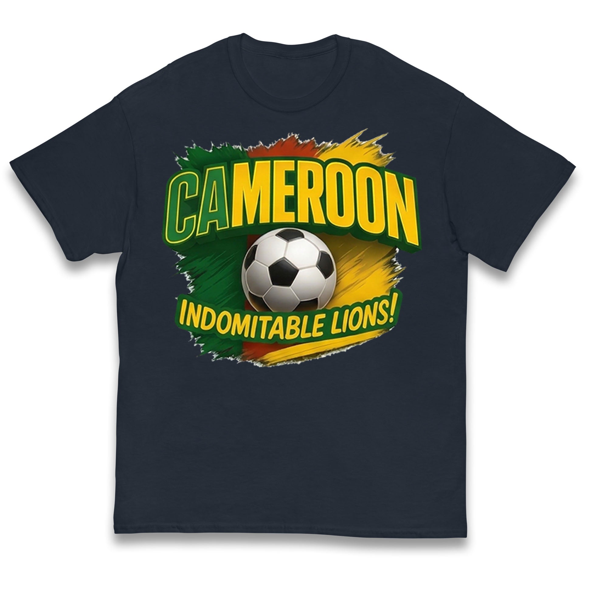 Cameroon Retro World Cup Kids T Shirt