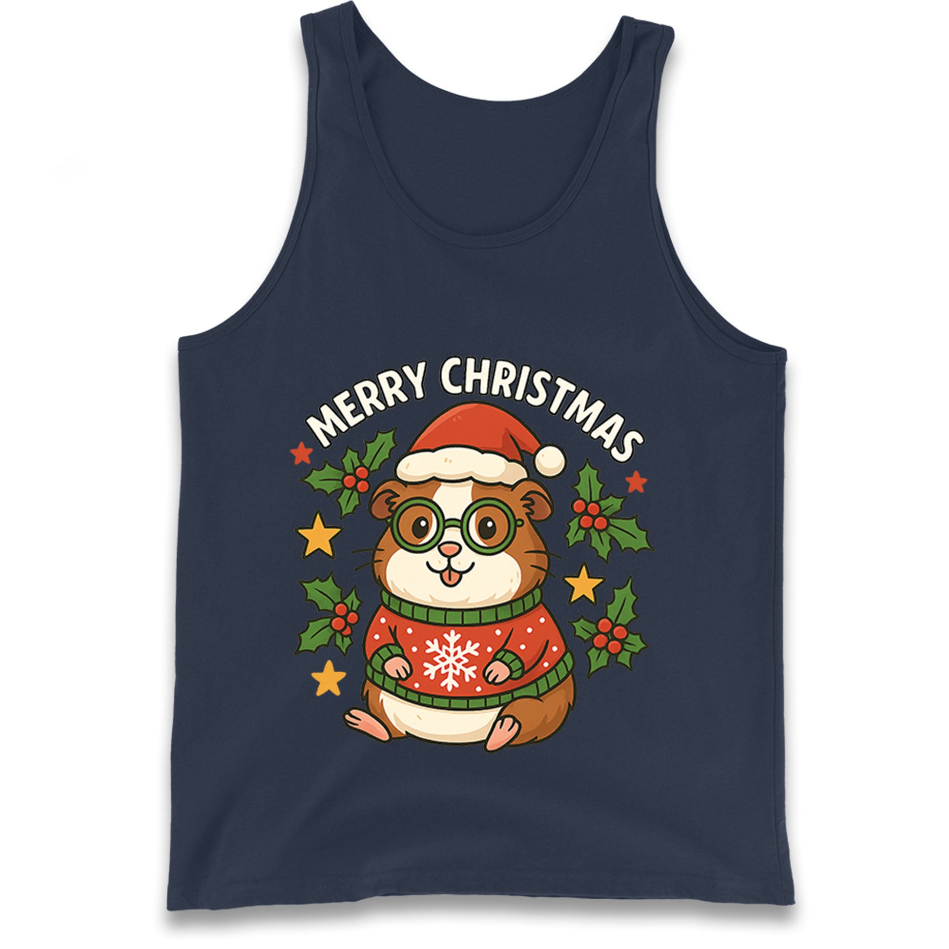 Guinea Pig Christmas Tank Top