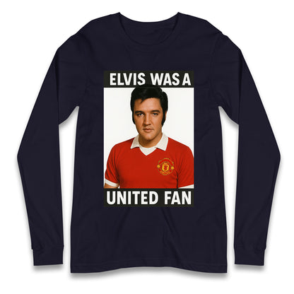 Elvis Presley Mnchester United Longsleeve T Shirt