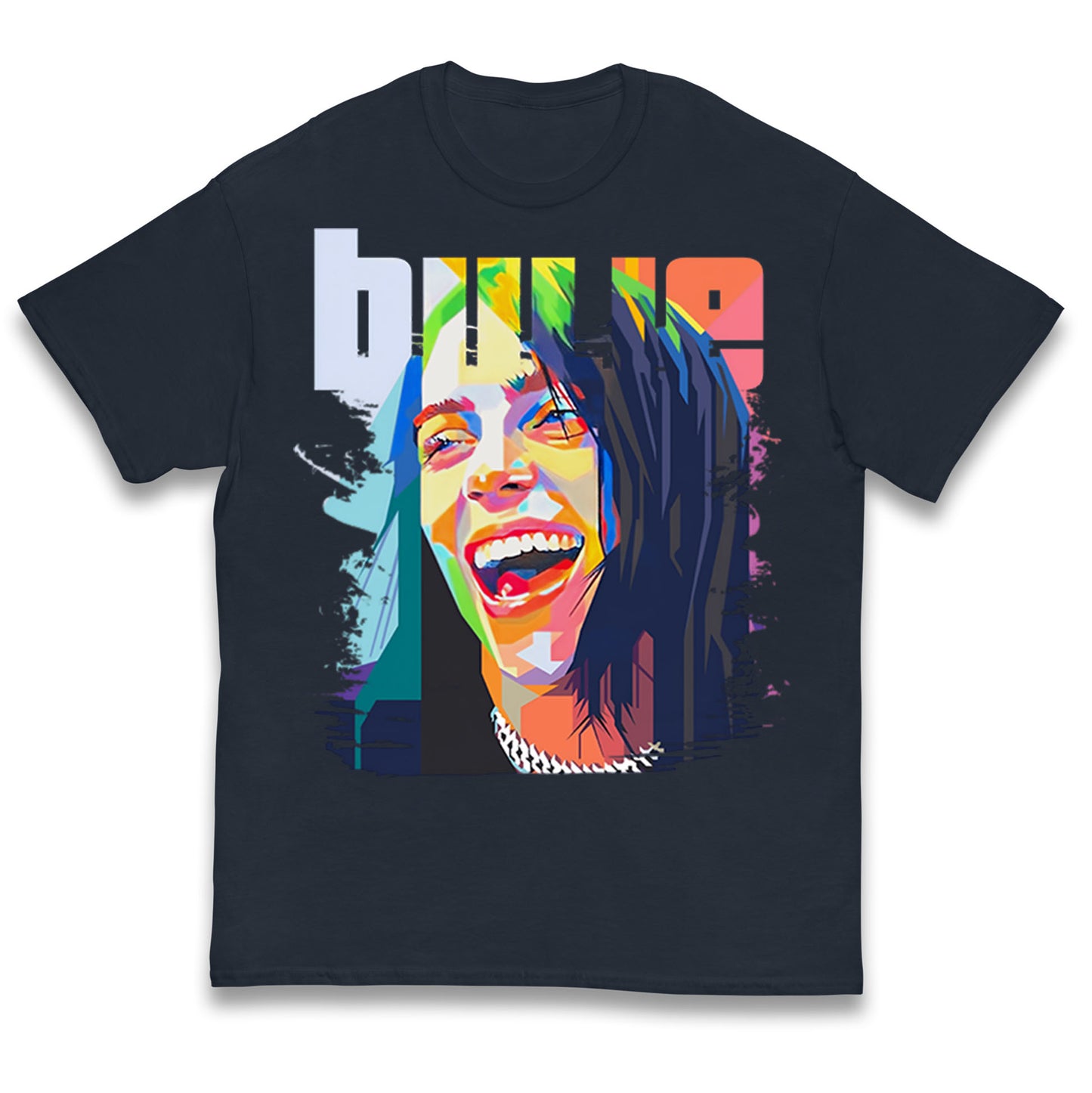 Billie Eilish Painting Kids T Shirt 