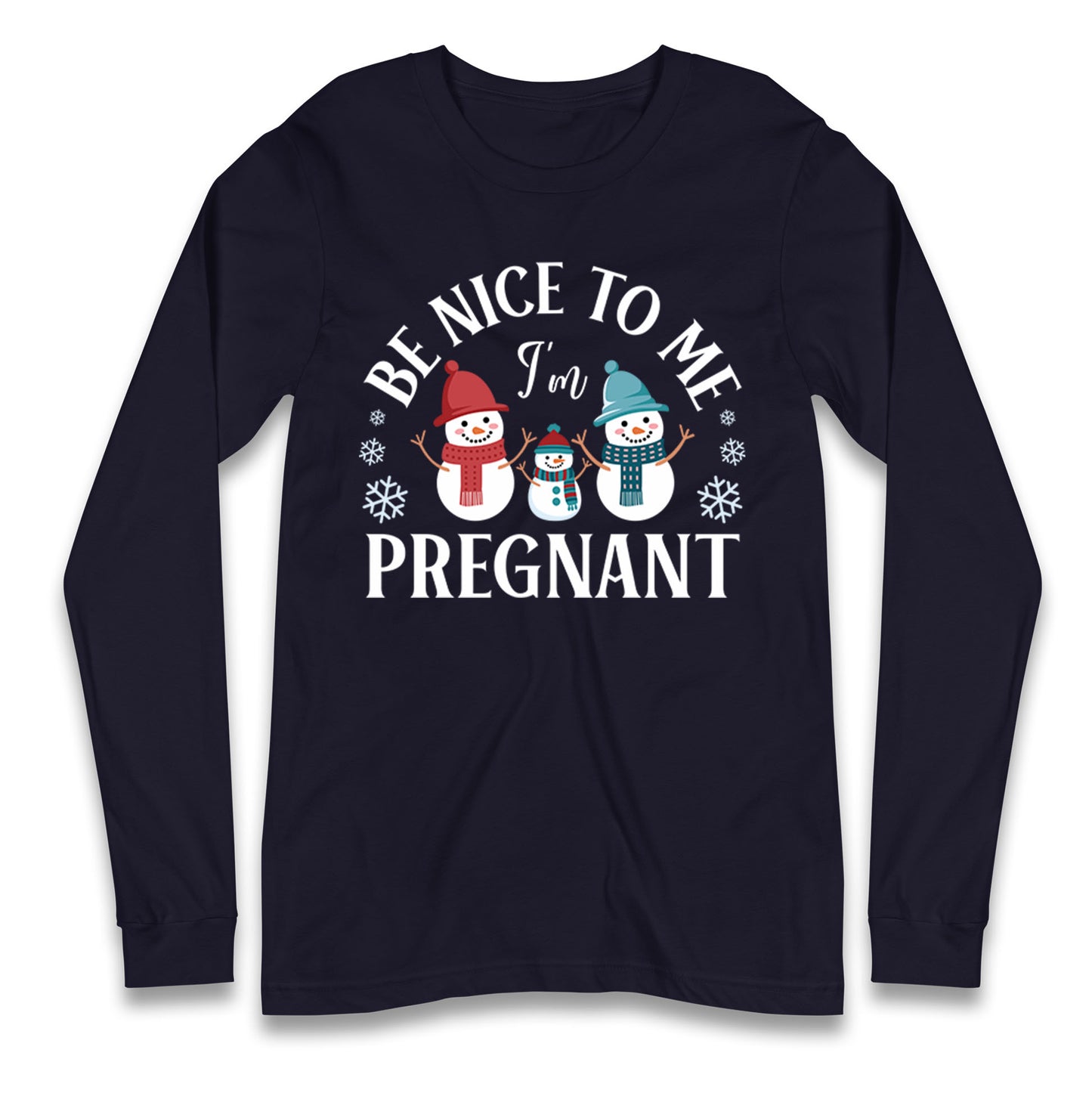 Pregnant At Christmas Longsleeve T Shirt
