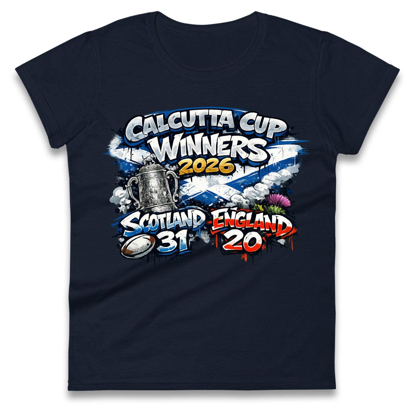 Scotland Calcutta Cup Winners 2026 Ladies Shirt