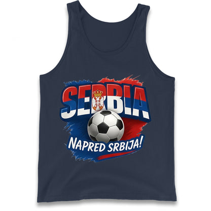 Serbia Retro World Cup Tank Top