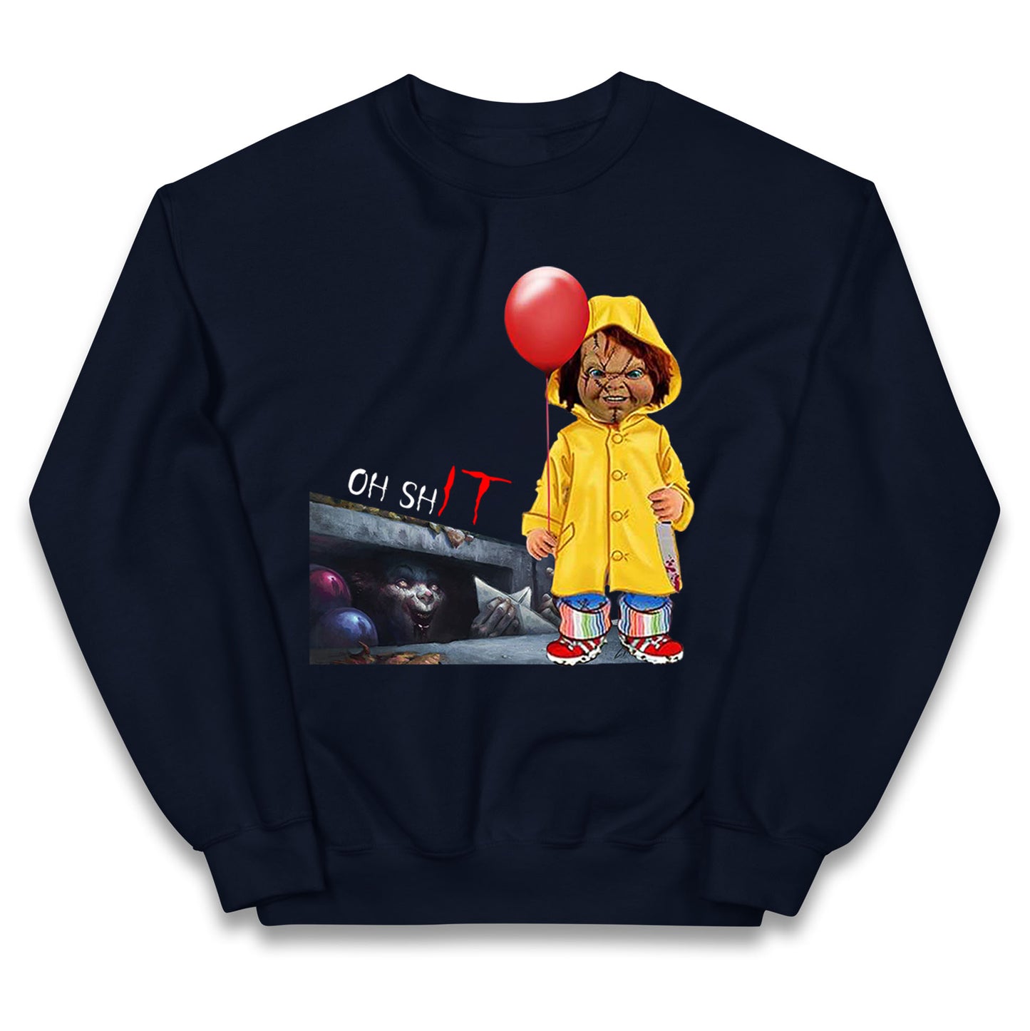 Chucky Doll Horror Halloween Kids Jumper