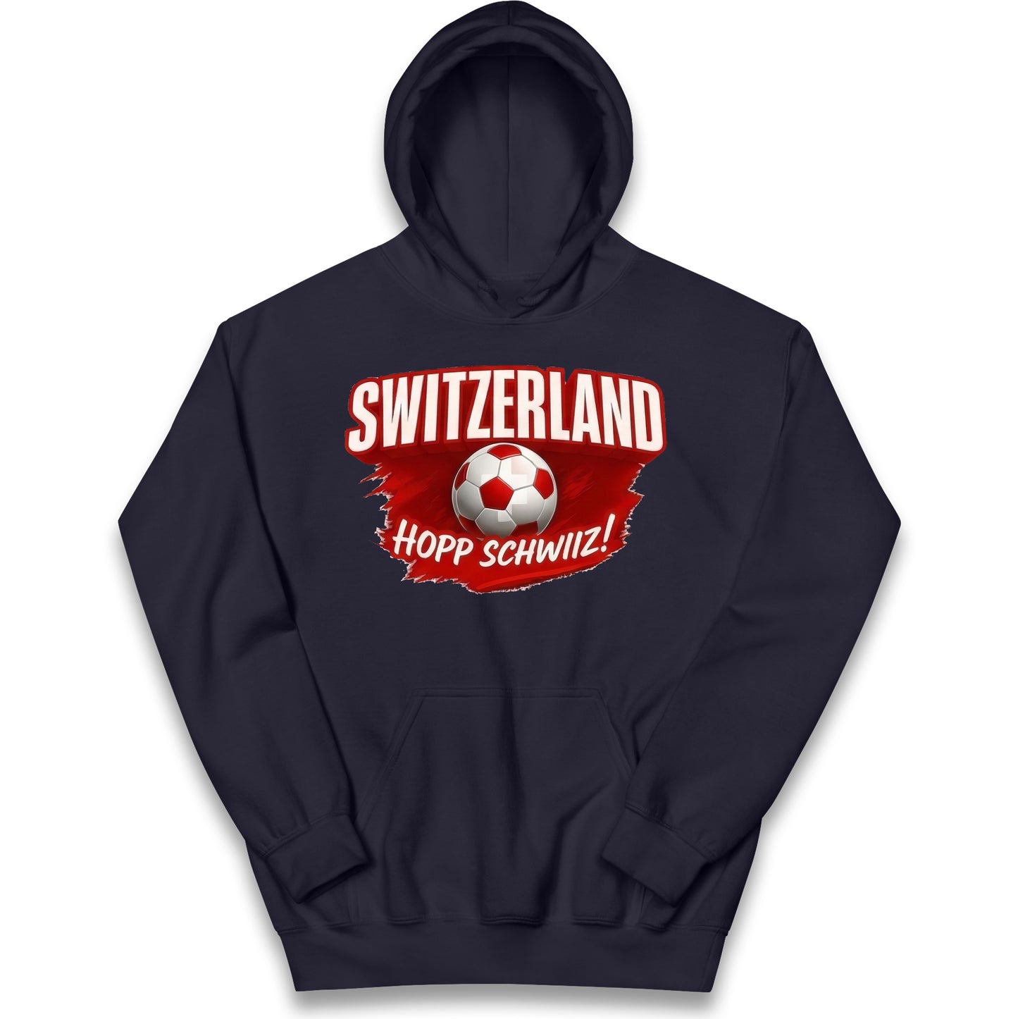 Switzerland Hopp Schwiiz! Kids Hoodie