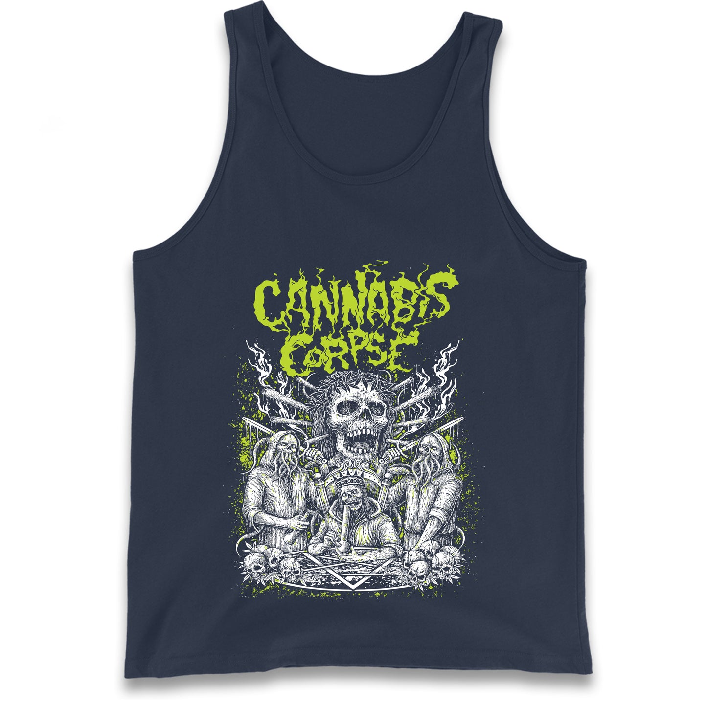 Cannabis Corpse Band Tank Top