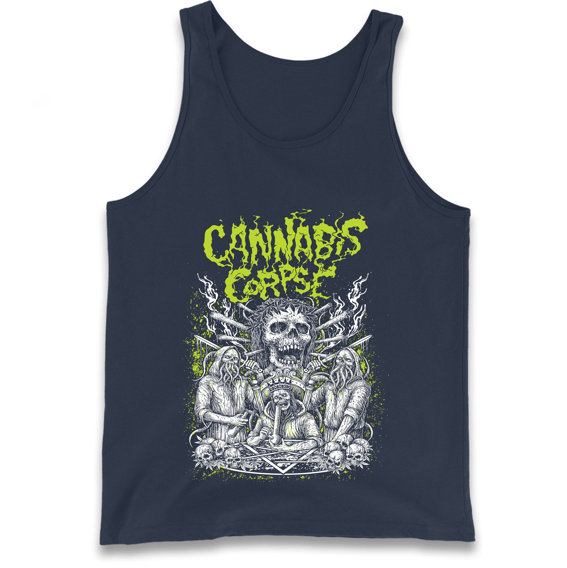 Cannabis Corpse Band Tank Top