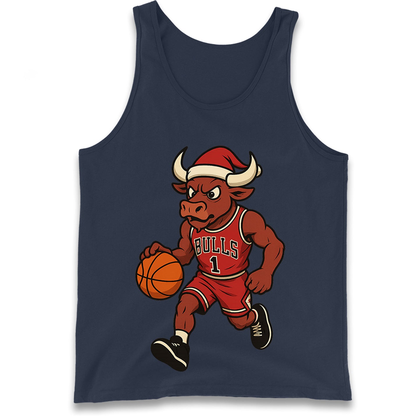 Chicago Bulls Christmas Tank Top