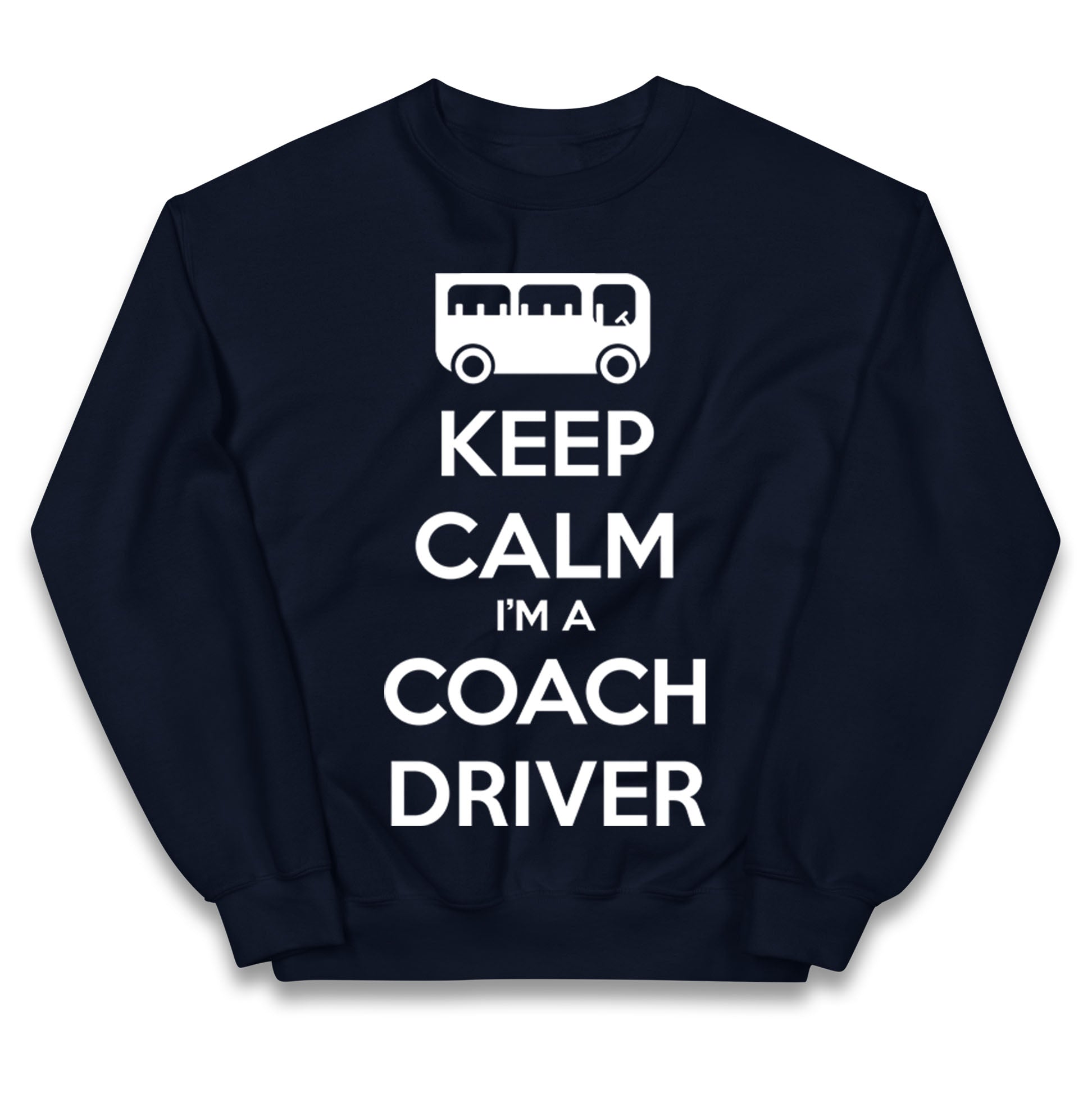 Keep Calm I’m a Coach Driver Kids Jumper