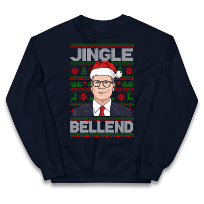 Keir Starmer Jingle Bell End Christmas Kids Jumper
