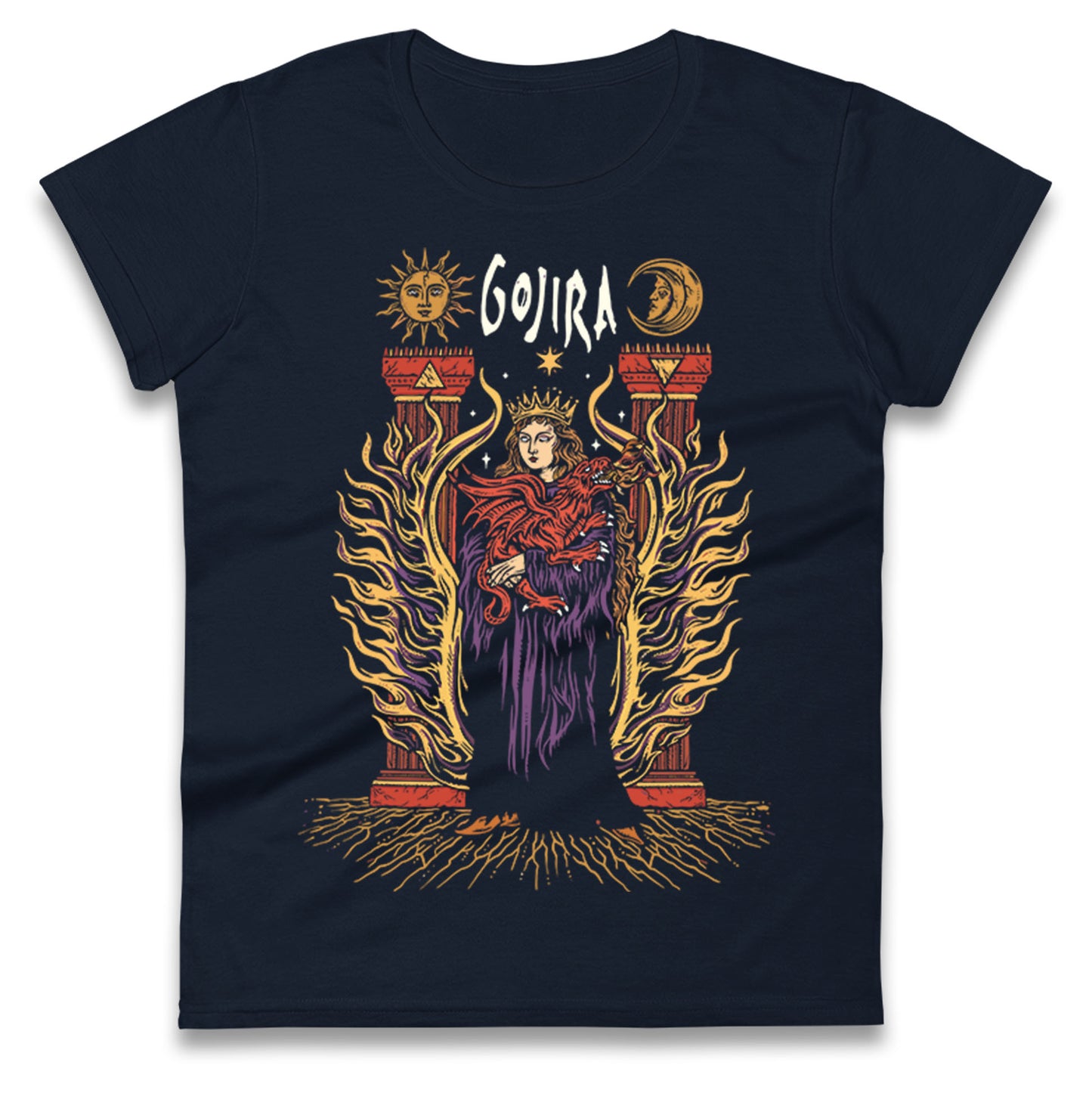Gojira Rock Band Ladies T Shirt