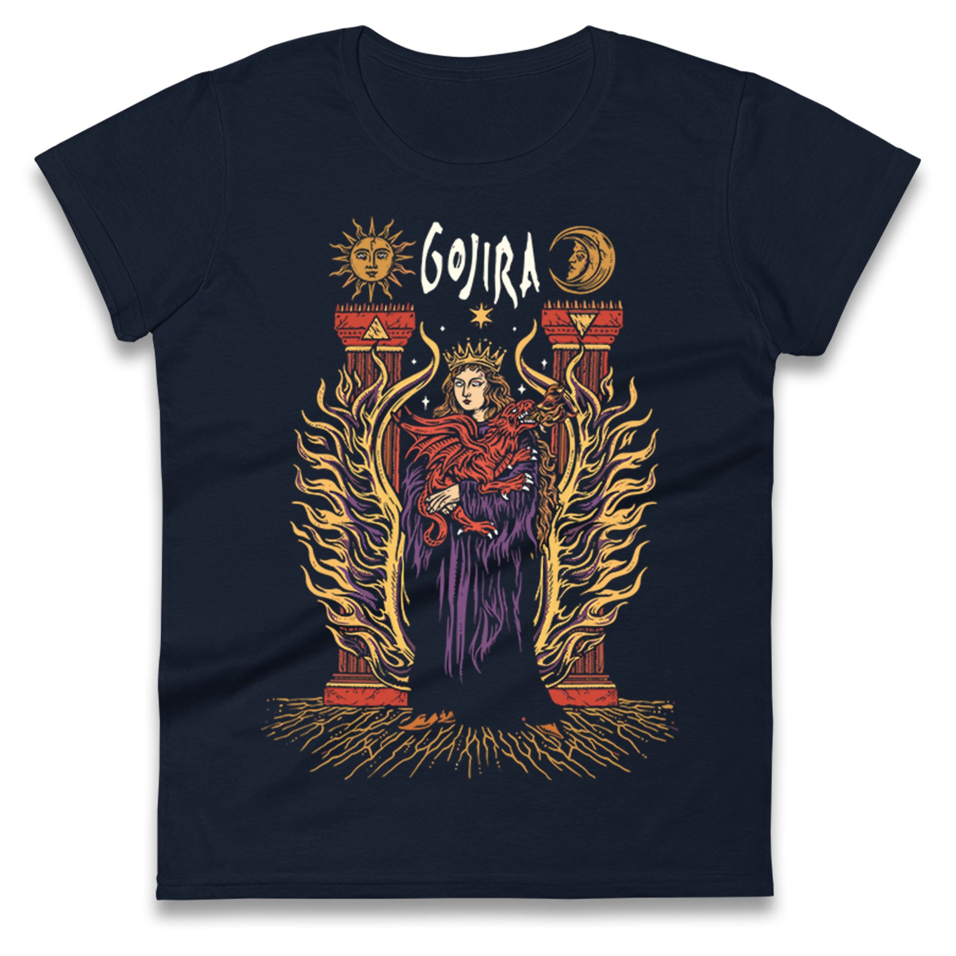 Gojira Rock Band Ladies T Shirt