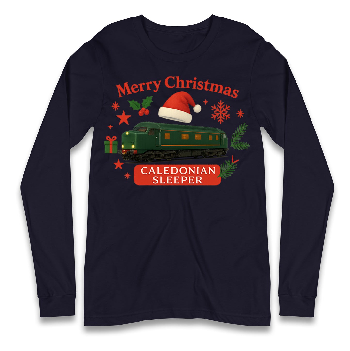 Caladonian Sleeper Christmas Longsleeve T Shirt 