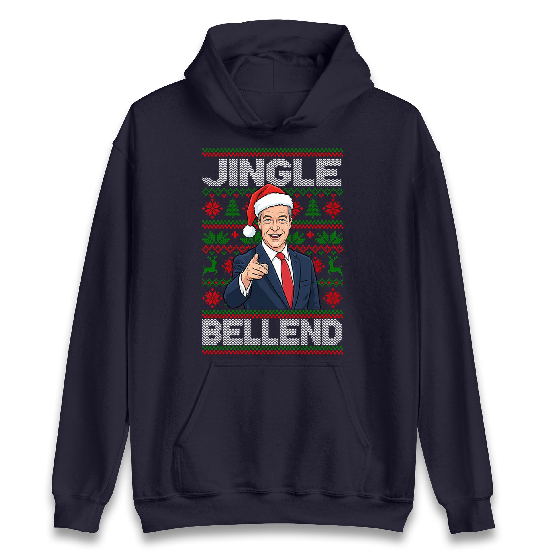 Nigel Farage Christmas Hoodie