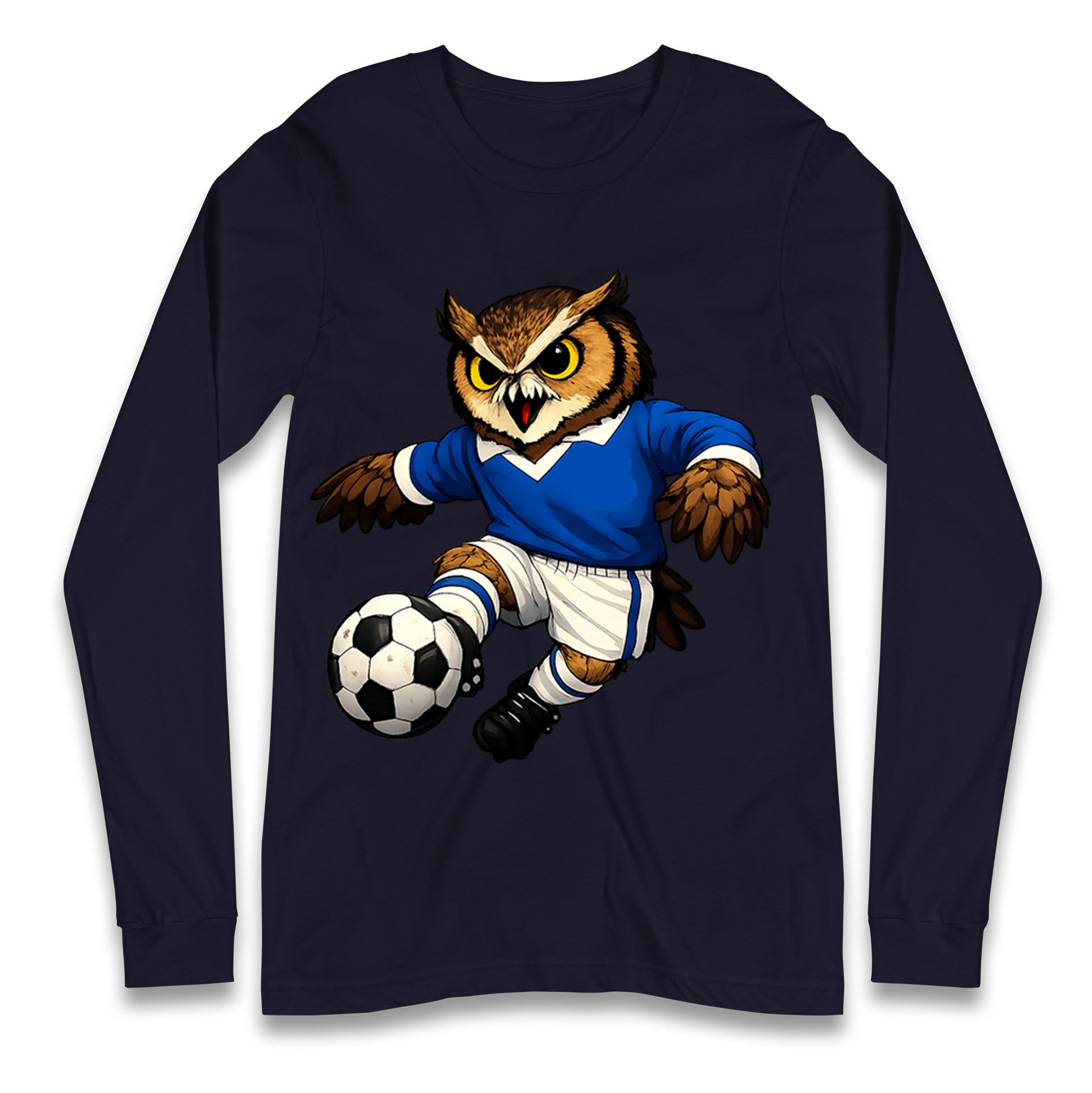 Retro Oldham Football Longsleeve T Shirt