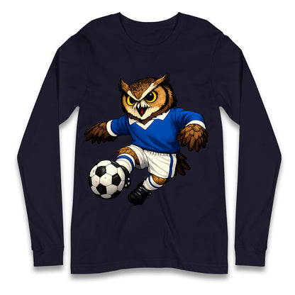 Retro Oldham Football Longsleeve T Shirt