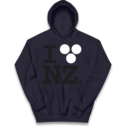 I Love NZ Orlando Bloom Huffer Kids Hoodie