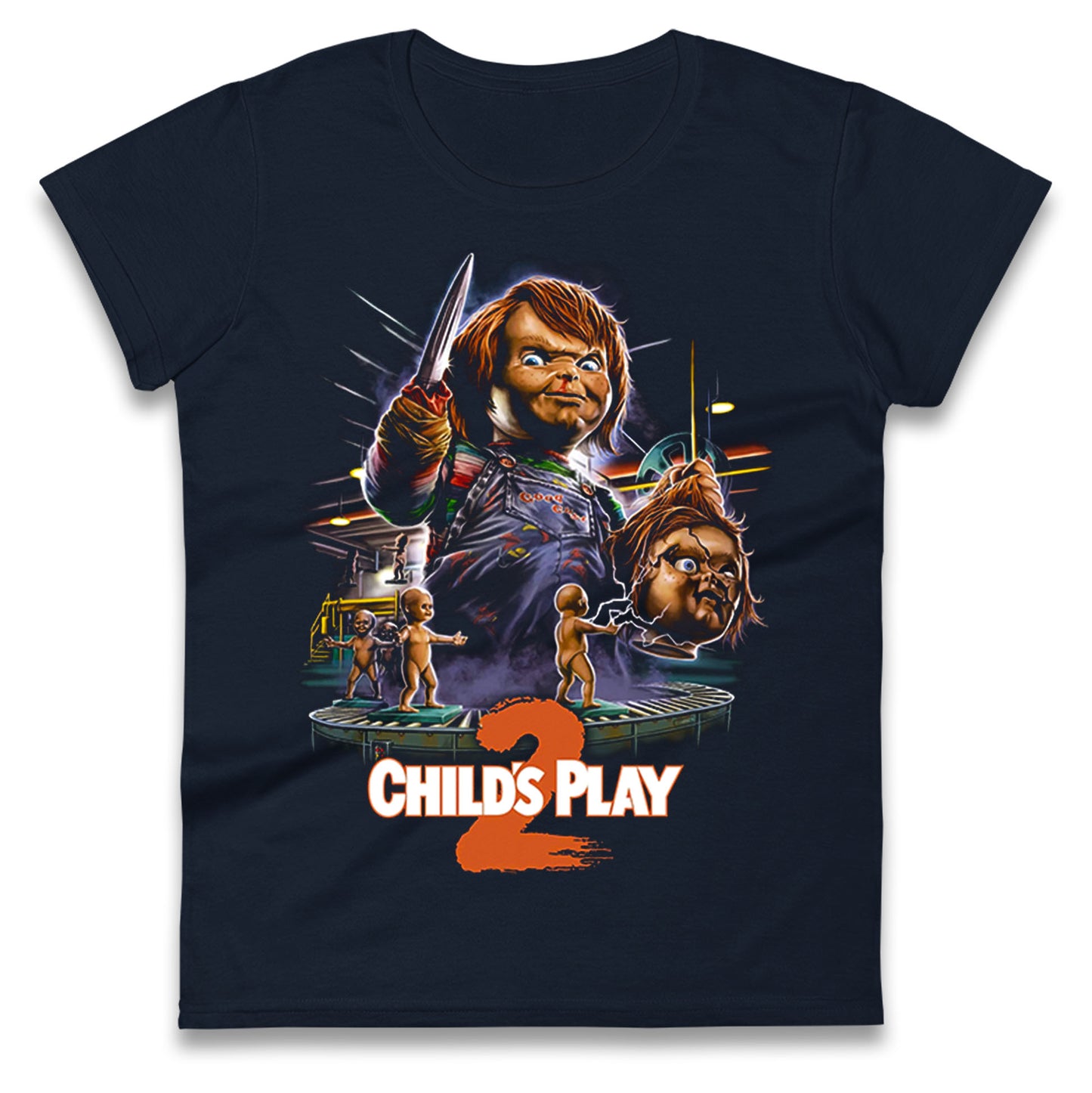 Childs Play 2 Movie Ladies T Shirt