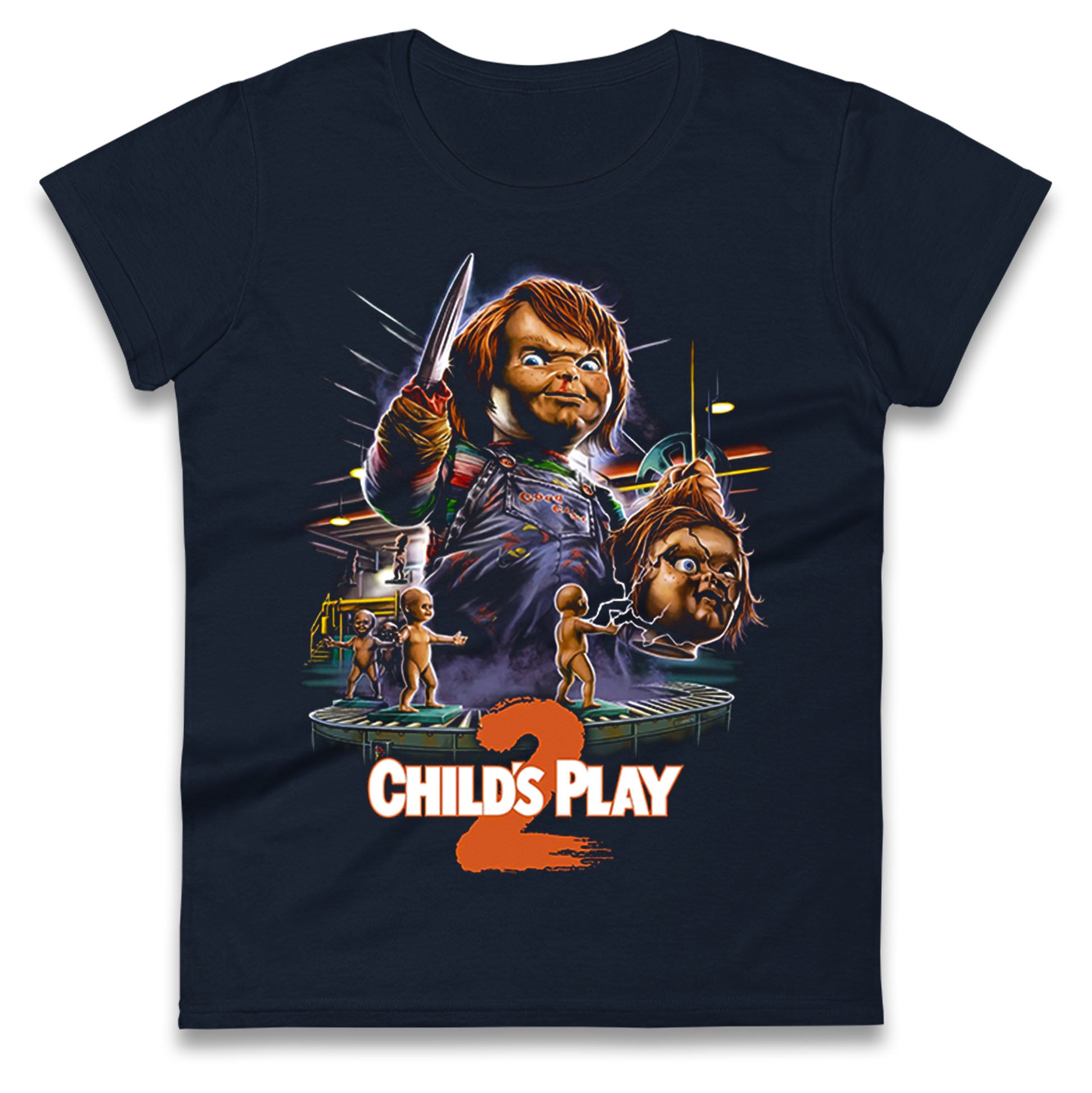 Childs Play 2 Movie Ladies T Shirt