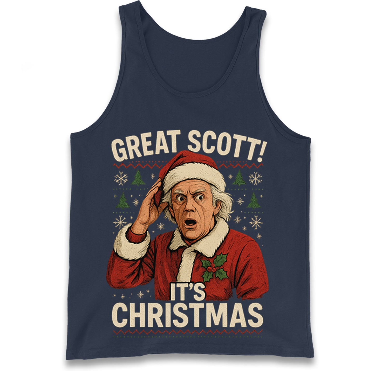 Back to the Future Doc Brown Tank Top