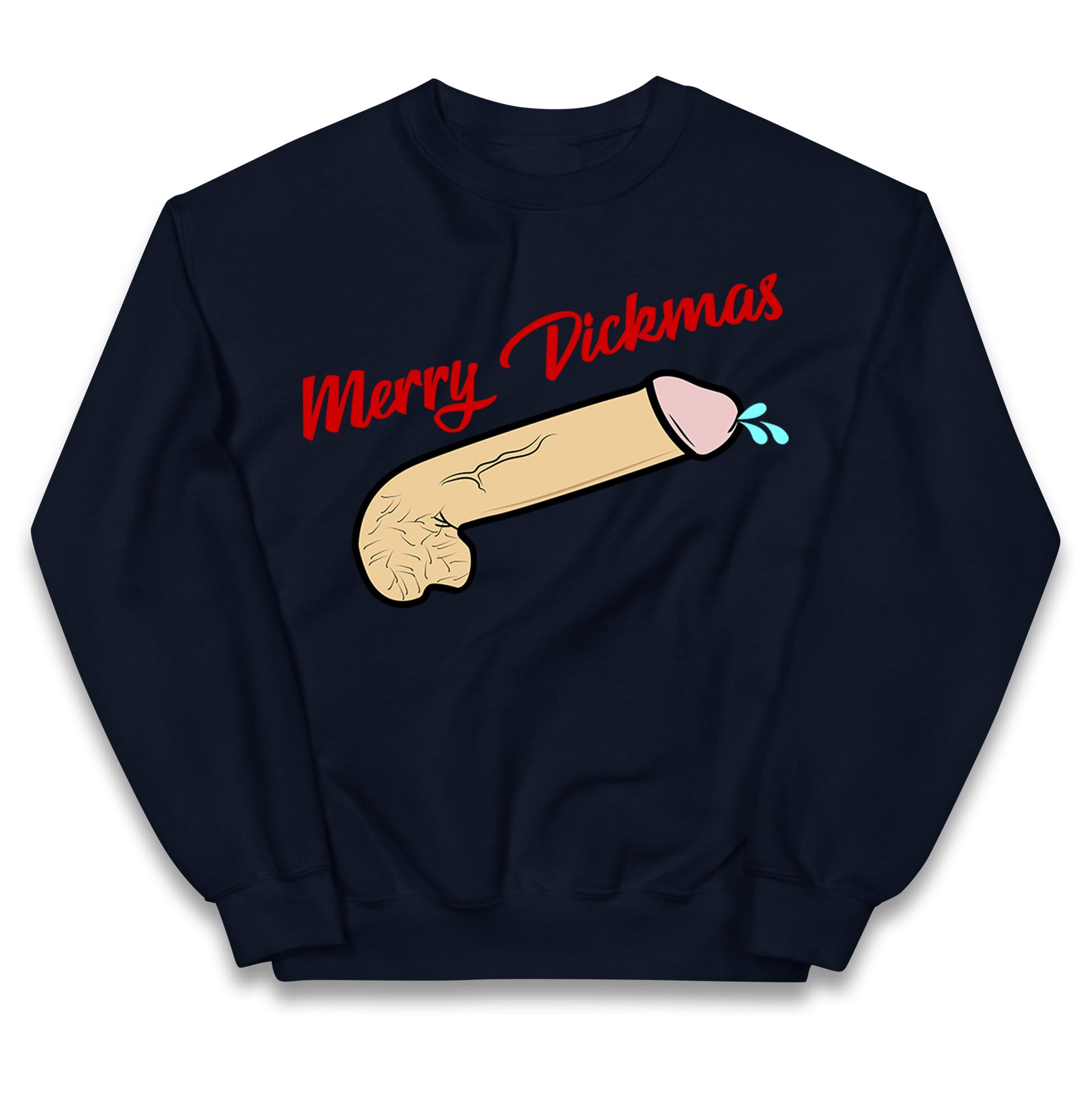 Merry Dickmas Funny Jumper