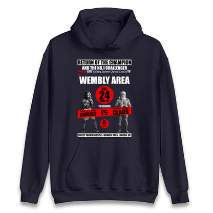 Jesus Christ Vs Santa Claus Hoodie
