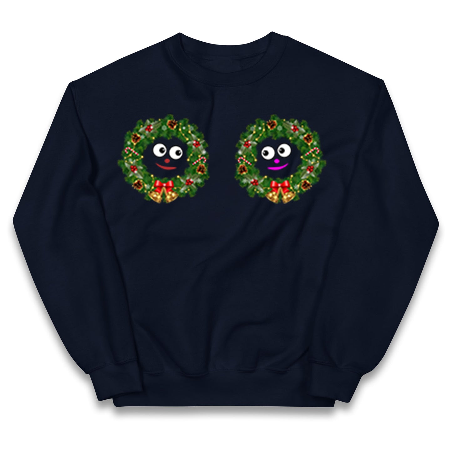 Christmas Decoration Rings Smiley Funny Jumper