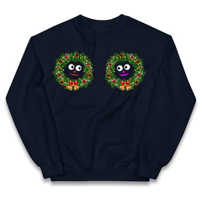 Christmas Decoration Rings Smiley Funny Jumper